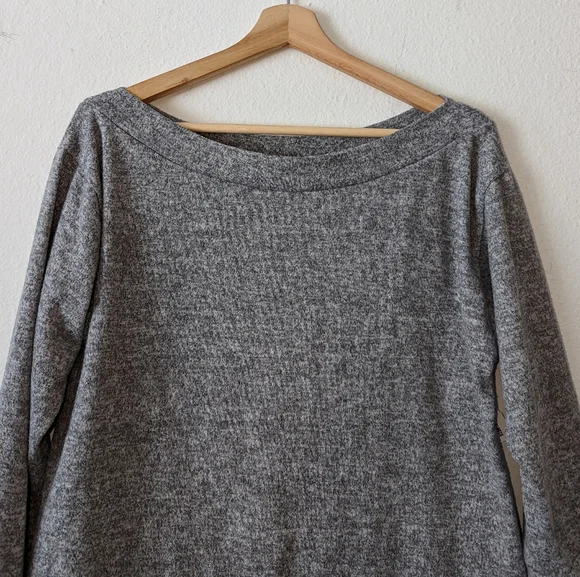 Lulus Cozy Days Asymmetrical Off Shoulder Sweater - Picture 4 of 8